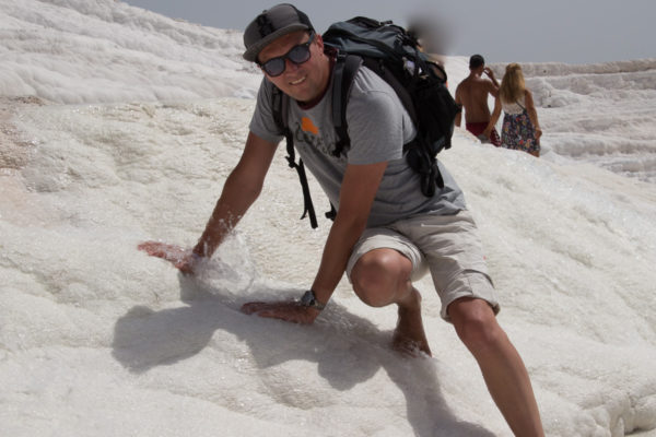 Турция. Памуккале. Не скользко! Турция. Памуккале. Не скользко!