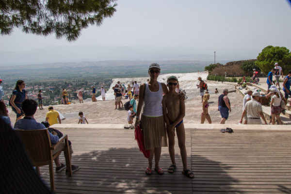 Турция. Памуккале. Очень жарко Турция. Памуккале. Очень жарко