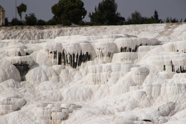 Турция. Памуккале. Сухие травертины Турция. Памуккале. Сухие травертины