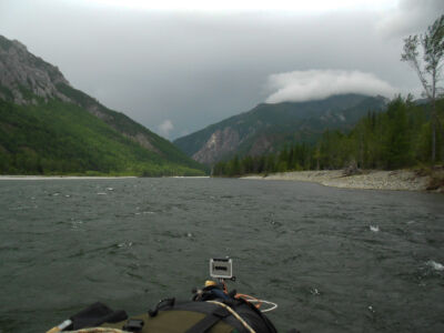 Вход в ущелье Орхо-Бом на река Ока Саянская Вход в ущелье Орхо-Бом на река Ока Саянская