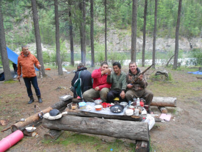 Первая стоянка в ущелье Орхо-Бом Первая стоянка в ущелье Орхо-Бом