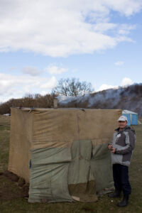Баня для участником соревнований, которые замерзли и хотят согрется Баня для участником соревнований