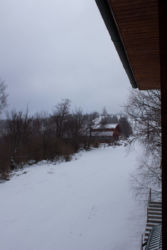 2015-03-06 10-04 - Ужгород Красия. Вид с балкона на трассу Вид с балкона на трассу